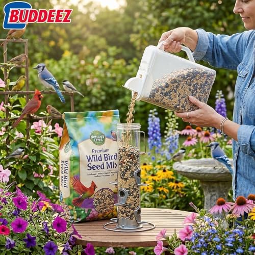 Buddeez Bulk Food Storage Container 8 Quart All Purpose Clear