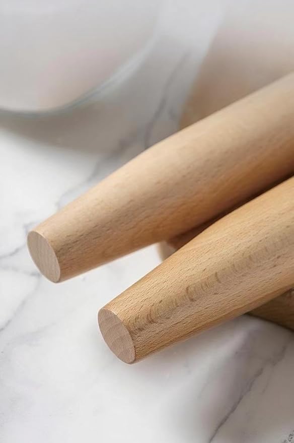 French Rolling Pin, 16 Inches Wooden Rolling Pin - Image 5