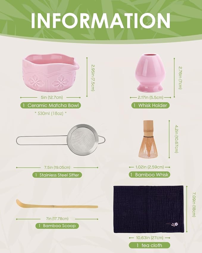 Matcha Whisk Set, Ceramic Matcha Set Includes Bowl - Image 6