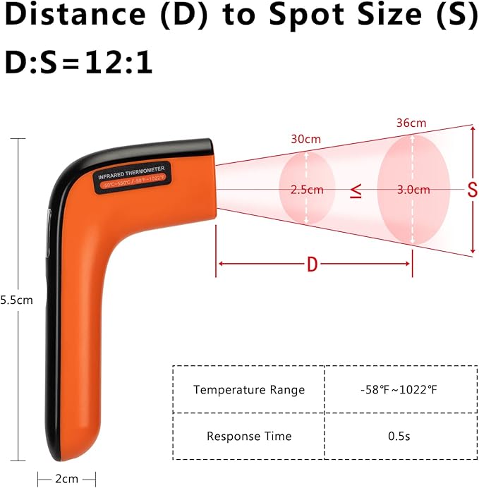 Rechargeable Infrared Thermometer Gun - Image 5