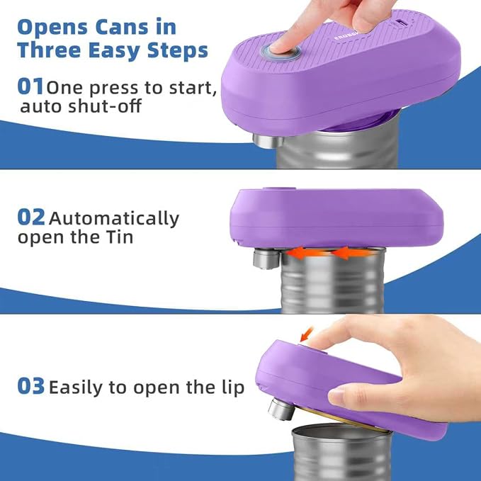 Auto Electric Can Opener, Rechargeable Can Openers - Image 3