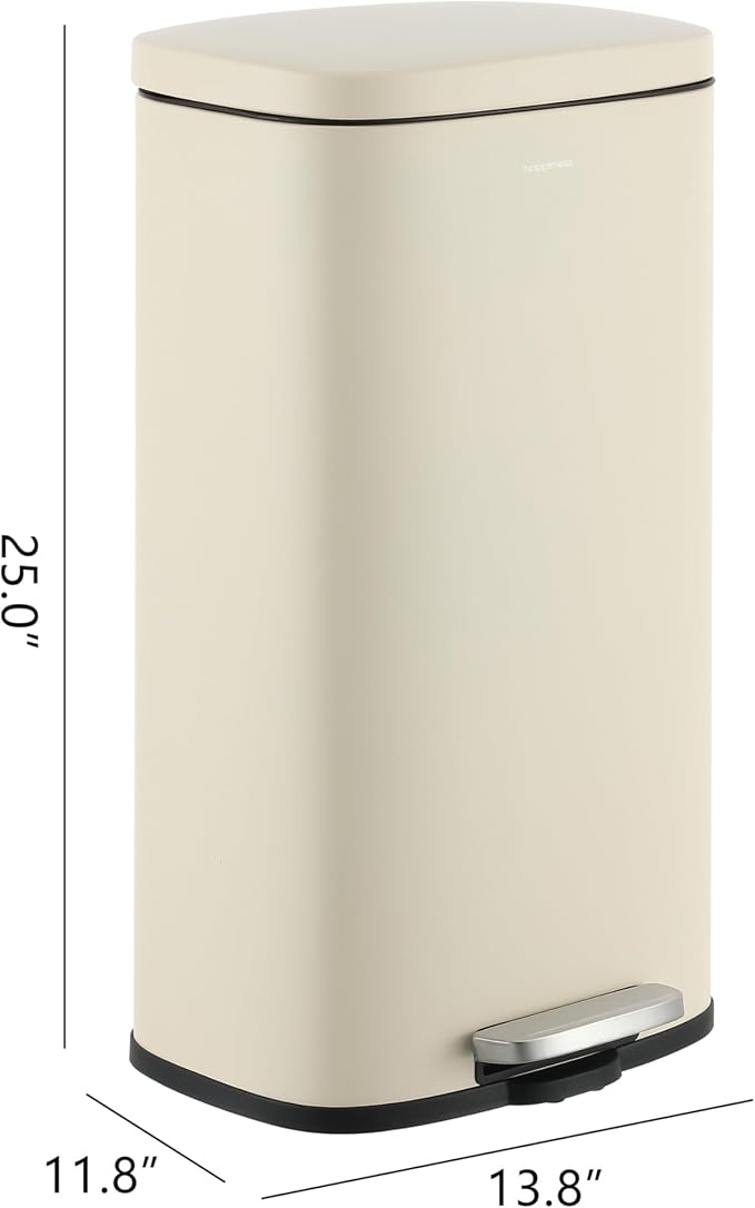 happimess HPM1011I Curtis 8-Gallon Step-Open Trash Can, Fingerprint Resistant - Image 4