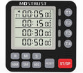 Digital Dual Kitchen Timer, 4 Channels Independent Countdown Timer, Large by MOSTRUST