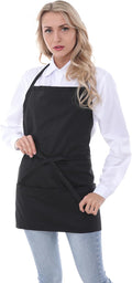 Aprons for Women with 3 Pockets, Server Apron, Aprons for Cooking, Chef Apron by Eksict