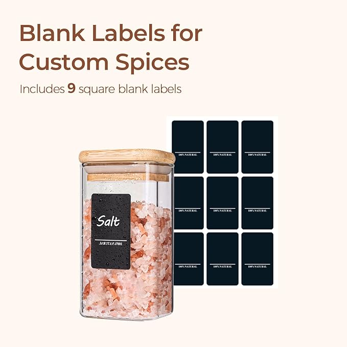 ComSaf 6Pcs 10 oz Large Spice Jars - Image 8
