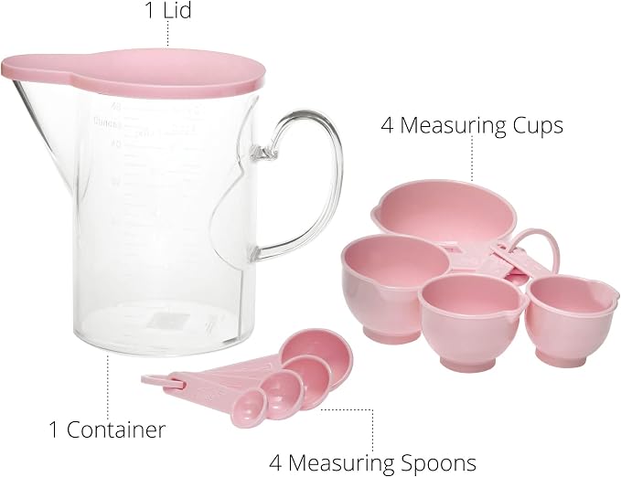 Measuring Cups and Measuring Spoons Set of 10 Pieces, Supreme Housewares - Image 4