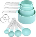 Measuring Cups Set Measuring Spoons Set, Nesting Measure Cups by YQMYXG