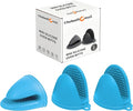3 Pairs Oven Mitts Silicone Pot Holders Set Heat Resistant by ChufanMomsil
