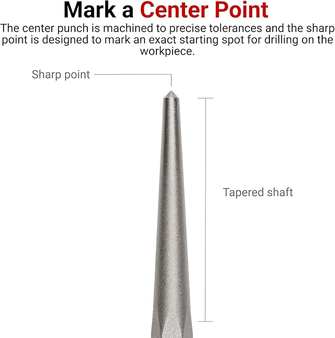 TEKTON Center Punch Set, 5-Piece | PNC95002 | Made in USA - Image 2