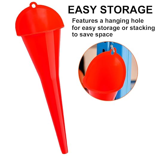3-Pack Long-Neck Oil Funnels, Gas & Transmission Fluid - Image 5