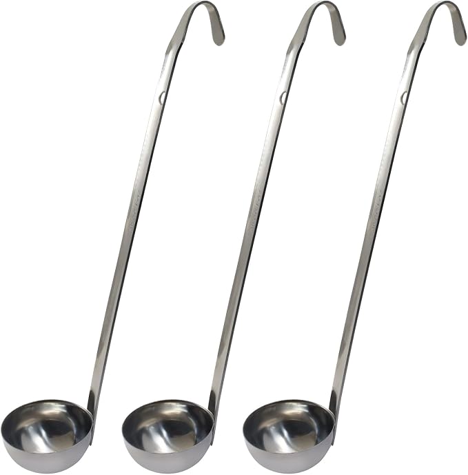 Hitefu 3 Pcs Stainless Steel Soup Ladle Set by Hitefu