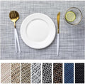 LEXMORE Placemats Set of 4 Vinyl/Plastic Woven Place Mats for Kitchen