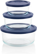 Pyrex Simply Store Glass Food Storage Containers Set, Meal Prep Containers by Pyrex
