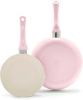 GreenLife 2-Piece Nonstick Frying Pan Set, 8” & 10” Skillets, Non-Toxic Ceramic by GreenLife