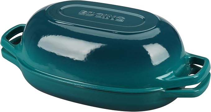 EDGING CASTING Enameled Cast Iron Oval Dutch Oven Pot - Image 7