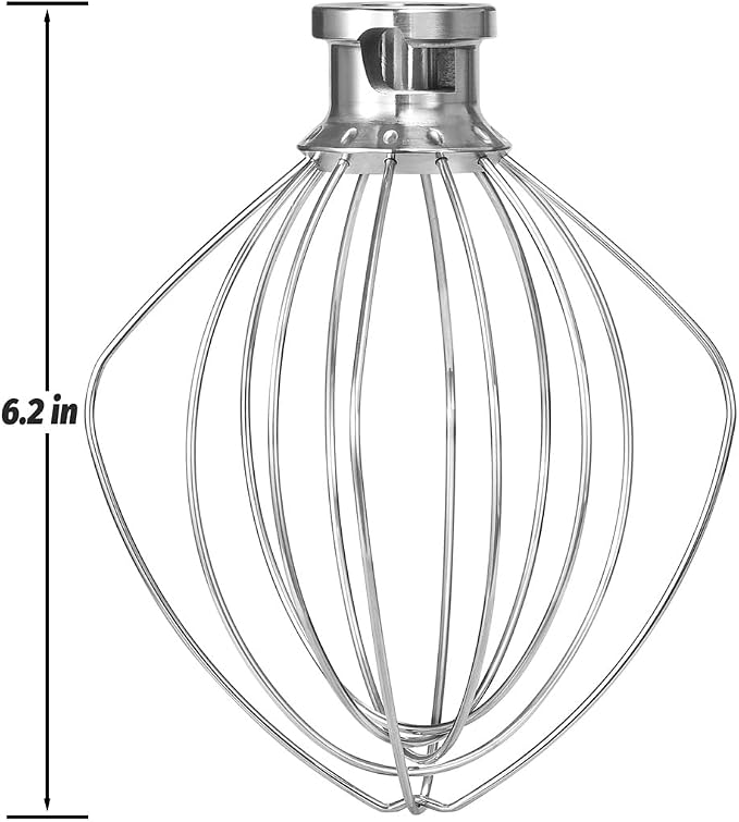 K45WW Dishwasher Safe Whisk Attachment Fits 4.5 Quart and 5 QT KitchenAid - Image 6