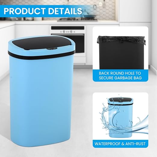 13 Gallon Trash Can | 50L Sensor Automatic Kitchen Trash Can - Image 6