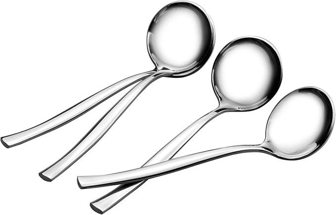 Small Stainless Steel Gravy Soup Ladles, Gravy Ladle Spoon, 8 Pieces - Image 8