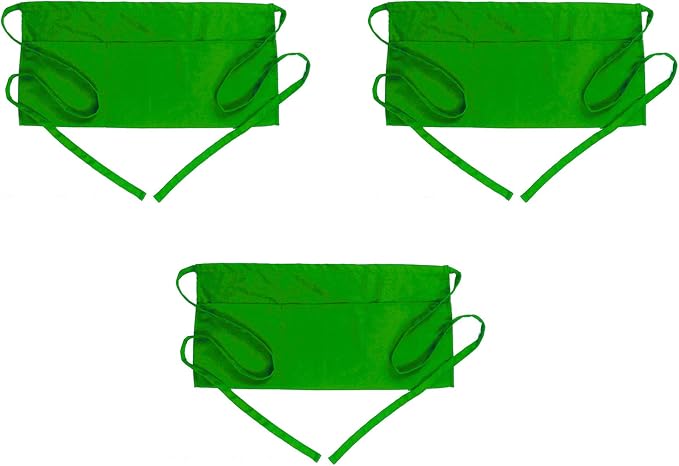 BOHARERS Waist Apron with 3 Pockets 3 Pack by BOHARERS