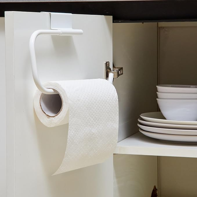 Yaocom 12.4 Inches Cabinet Door Paper Towel Holder Camper Under Sink No - Image 6