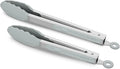 2 Pack Silicone Kitchen Tongs – 9" & 12" Set, Heat Resistant up to 500°F by ALLWIN-HOUSEWARE