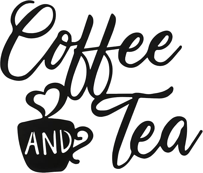 Ferraycle Coffee Bar Decor, 12 x 10.2 Inch Sign by Ferraycle