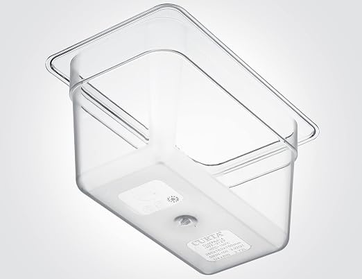 CURTA 6-Pack 1/4 Size 6" Deep NSF Polycarbonate Food Pans | Dishwasher & - Image 3