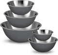 WHYSKO Meal Prep Stainless Steel Mixing Bowls Set, Refrigerator, and Kitchen by WHYSKO