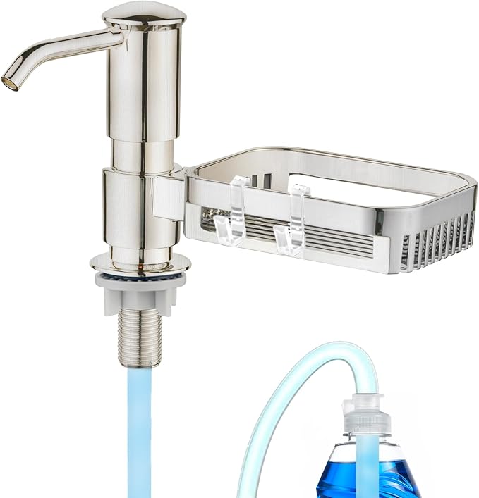 Soap Dispenser for Kitchen Sink, Built in Soap Dispenser Pump by HAPPUP