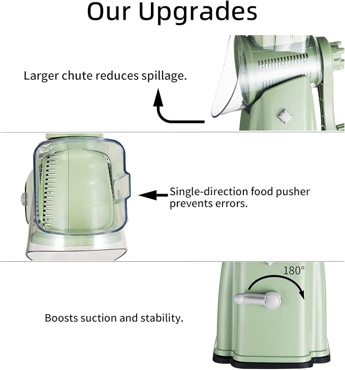 Upgrade Rotary Cheese Grater Shredder - Image 5