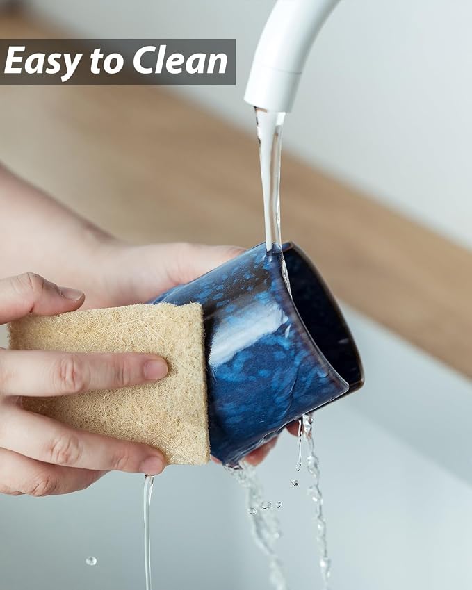 Zoeeker Kitchen Sponge Holder, Ceramic Sponge Organizer Scrubby Holder Sink - Image 7