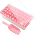 Silicone Ice Cube Tray with Leak-Proof Lid & Storage Bin by CZWLHG
