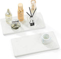 2PCS 10"x 5" Large Bathroom Sink Vanity Trays, Water Absorbing Diatomite Stone by Razborci