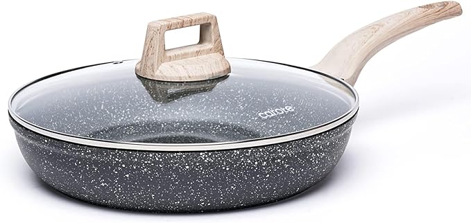 CAROTE Non Stick Frying Pan Skillet, Egg Pan Omelet Pans, Granite Cookware by CAROTE