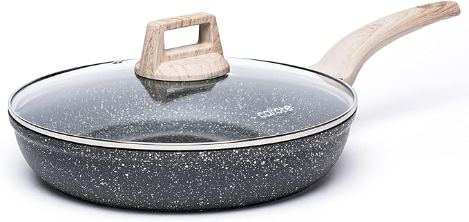 CAROTE Non Stick Frying Pan Skillet, Egg Pan Omelet Pans, Granite Cookware - Image 8
