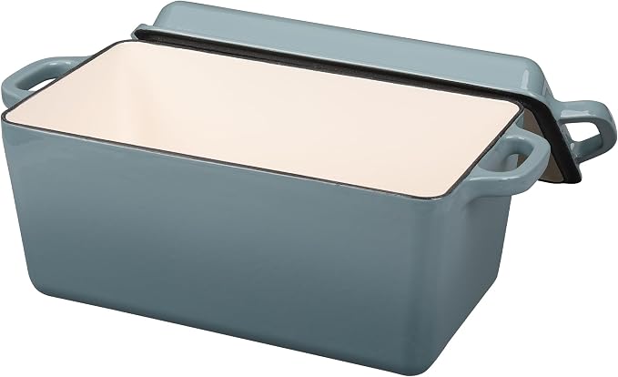 EDGING CASTING Enameled Cast Iron Dutch Oven, Oblong Bread Oven - Image 6