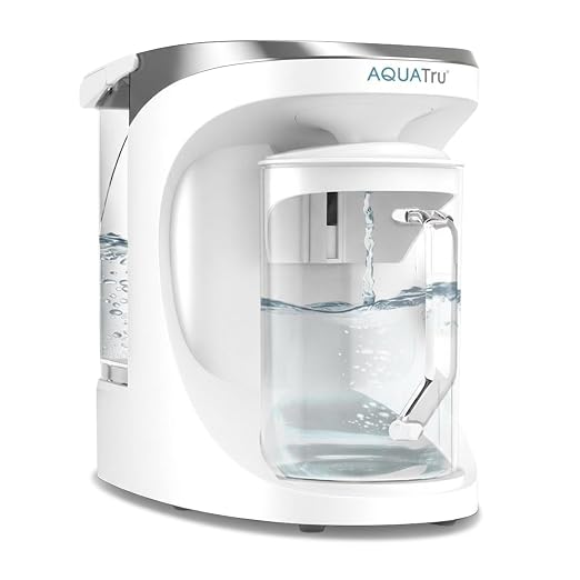 AquaTru Carafe Countertop Water Purifier | Compact 4-Stage Reverse Osmosis by AQUATRU