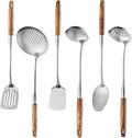6 Pcs Cooking Utensils Set 304 Stainlss Steel Kitchen Utensils Set Heat by Lazycorner