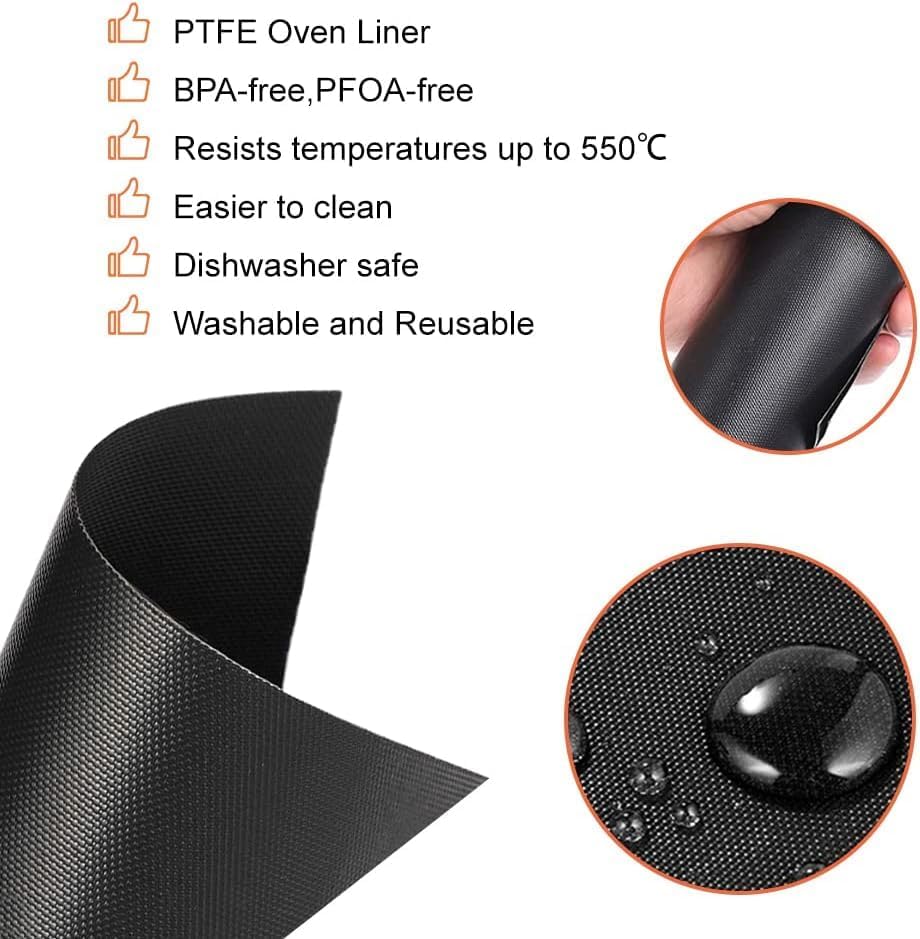 4 Pack for CHEFMAN 12Qt Air Fryer Liners, Heat Resistant