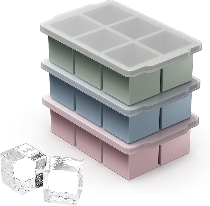 VLM 3 Packs Large Ice Cube Molds by VLM