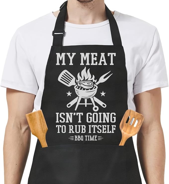 SANDJEST Funny Mens Aprons by SANDJEST