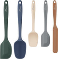 HOTEC Heat Resistant 600℉ BPA-Free Silicone Rubber Spatula Set by Hotec