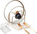 Pot Lid Holder and Spoon Rest, 2-in-1 Kitchen Counter Organizer by Unknown