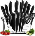 Kitchen Knife Set with Block, Chef Knives, Bread Knife, all in one by Dockorio