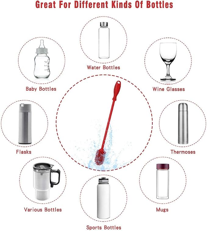 Silicone Bottle Cleaning Brush - Image 5