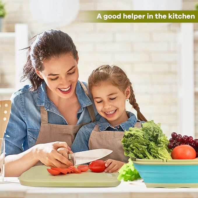 Gintan Camping Cutting Board, 9-in-1 Collapsible Chopping Board - Image 4
