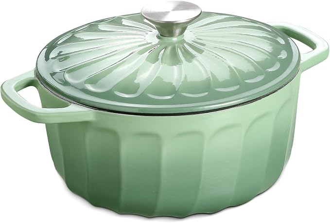 Enameled Cast Iron Dutch Oven by NSIRONS