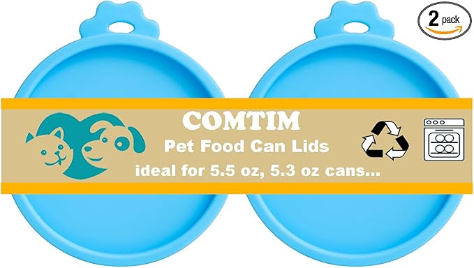 COMTIM Cat Food Can Covers Lids by COMTIM