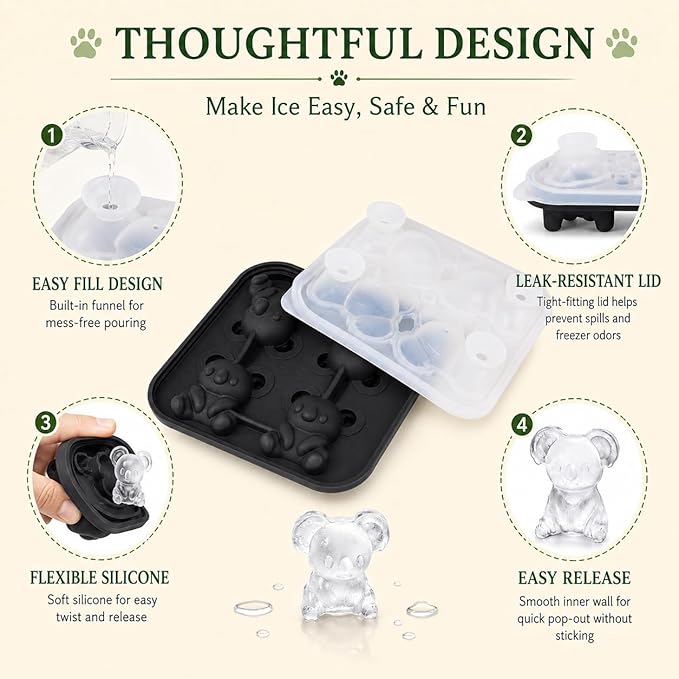 Koala Ice Cube Tray Mold - Image 3