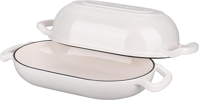 VORRINGARD Enameled Cast Iron Sourdough Bread Oven, Dutch Oven, Loaf Cast Iron - Image 5